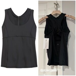 NWT Athleta A Game Support Top | Black